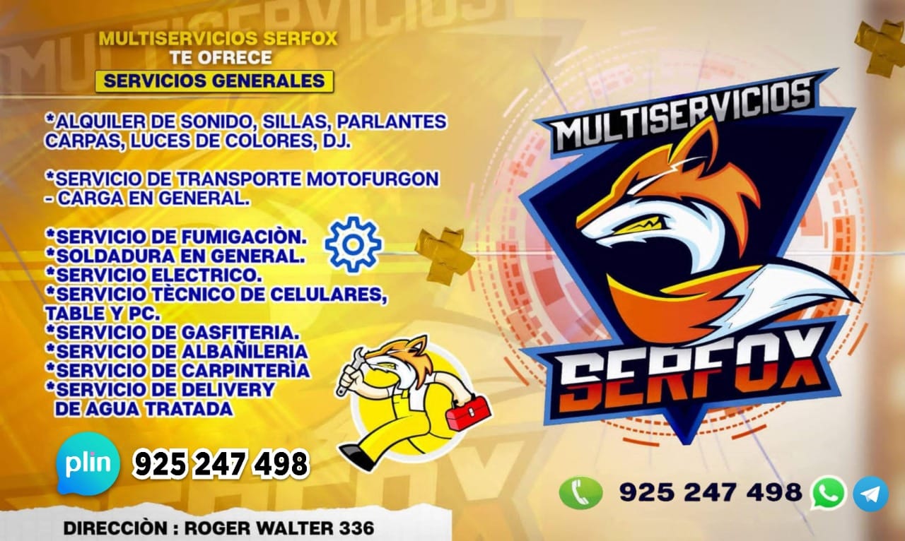 Servicios generales SERFOX